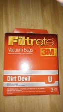 3M Filtrete Dirt Devil U Micro Allergen Vacuum Bag, 3 Pack Vacuum Cleaners price