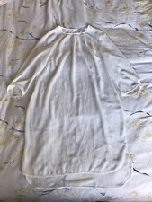 Robe blouse longue crème transparente Wimens Zalando taille S Modeste vêtements price