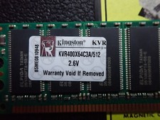RAM Kingston 512 MB DDR1 PC-3200 400 (KVR400X64C3A/512) Mémoire RAM price