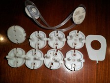 Lot sécurité bébé=8 caches prise et la clé + 1 sécurité ouverture placard Bébé Cabinet Lock price
