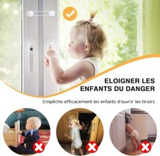 Bloc placard Bebe, Sécurité Enfant Bloque, Porte Placard Fenêtre Securite Bébé, Bébé Cabinet Lock price