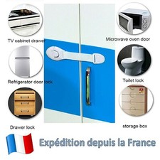 Sécurité Enfant Porte Placard Tiroir Serrure de Sécurité Bébé Armoire Frigo WC Bébé Cabinet Lock price