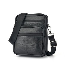 Sac sacoche bandoulière en cuir véritable pour hommes, banane, messager, affaire Sac bandoulière homme price