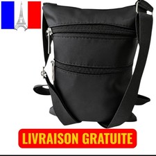 Sac Sacoche bandoulière Noir Réglable  modèle Pour Homme . Sac bandoulière homme price