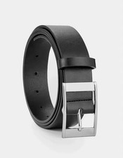 Ceinture Homme Noire Cuir PU Boucle Métal Élégante Classique Robuste 125cm Ceinture homme price
