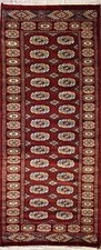 Rugstc 2.5x8  Bokhara Jaldar Red Runner Rug,Genuine Hand-Knotted, Wool Pile Chemin de table Rug price