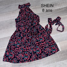 SHEIN 8 ANS FILLE / Robe Fleurie Rouge Ete TBE Robe fille price