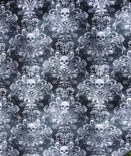 Tissu Coton 100% Crâne Gothique Timeless Treasures Pour Courtepointe Craft Courtepointe price