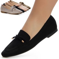 Chaussures Femme Velours Basses Slipper Ballerine Mocassins Block Décontractées Chaussures décontractées femme price