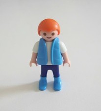 PLAYMOBIL (31120) ENFANT MODERNE - Garçon Pull Blanc Doudoune Bottes 4167 Bottes garçon price