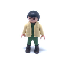PLAYMOBIL * ENFANT MODERNE * Garçon Pull Vert Doudoune Pantalon Vert Bottes 4647 Bottes garçon price