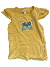 IMPIDIMPI T-shirt Fille Jaune Papillon Volants (EU 110) T-shirt fille price