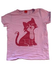 Esprit T-shirt Fille Rose Chat Paillettes Coton Décontracté (EU 116) T-shirt fille price
