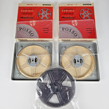 POSSO Bobines Film 120 m Projecteur - 2 Normal 8 mm en boîtes + Super 8 - NEUVES Projecteur price