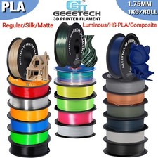 Geeetech d'imprimante 3D Filament 1,75mm1kg mat/soie/lumineux/bois/marron/HS-PLA Filament price