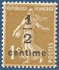 TIMBRE N° 279A NEUF SANS CHARNIERE - BISTRE OLIVE - GOMME ORIGINALE - SEMEUSE Gomme price