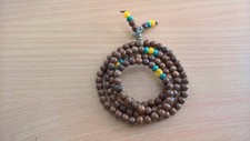 Bracelet wengé prière bouddhiste tibétain bois santal bouddha 115 perles 6 mm Prière perles price