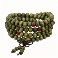 Mala bracelet bois de santal bouddha 108 perles bois prière perles vert Prière perles price