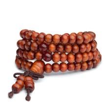 Mala bracelet bois de santal bouddha 108 perles bois prière perles jaune Prière perles price