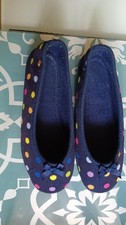 Chaussons ballerines bleu marine à pois taille 30 Ballerines fille price