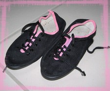 Chaussons ballerines 28 à lacets noirs et roses Ballerines fille price
