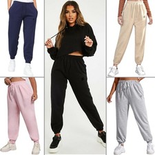 Enzo Femmes Surdimensionné Jogging Gym Resserré Salon Bas Survêtement Pantalon Survêtement femme price