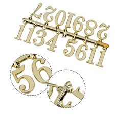 Horloge Plastique Doré Détachées Chiffres Romains Argent Horloges Mur Mur horloge price