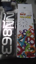 Horloge murale DIY clock avec chiffres à coller au mur neuve Mur horloge price