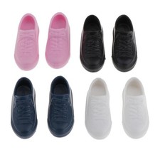 4 paires de chaussures plates décontractées 4 couleurs pour poupées filles Chaussures décontractées fille price