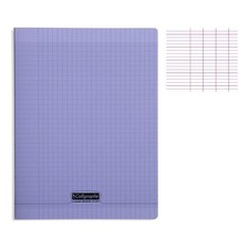 Cahier - 24x32(cm) - Grands carreaux - 96 pages - couverture en polypro - sans s Cahier price