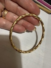 Bracelet Torsadé En Plaque Or Bracelet en or price