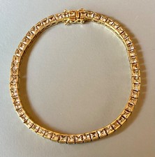 Joli bracelet en plaqué or serti de strass, fermeture securité Bracelet en or price