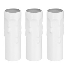 Bougie Douille Couvertures, 3.1 Pouce Lustre Manches Ampoule Support Blanc 3pcs Bougie support price