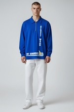Vintage 80/90S Sweat-Shirt Streetwear No Surrender 1/4 Zip Rétro Taille Sweat-shirt homme price