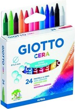 Crayons de cire Giotto en boîte de 24 couleurs assorties Multicolore Cire crayons price