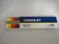 LOT DE 15 CRAYONS DE CIRE MANLEY DIFFERENTES COULEURS Cire crayons price