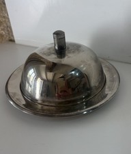 Beurrier En Metal Style Argenté Déco Table Breakfast Cuisine Vintage Ancien Repas et Kitchen table price