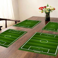 4x sets de table cuisine terrains de foot neuf 30 x 45 cm Repas et Kitchen table price