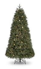 Sapin de Noël 6 pieds pré-éclairé (360 avec LED blanches et globes) sapin noble PE/PVC Christmas Tree price