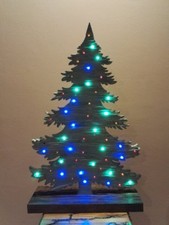 Ornement sapin de Noël en bois décoration maison art fait main unique Christmas Tree price