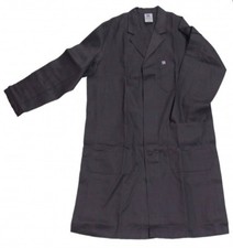 Manteau professionnel homme blouse de travail blouse manteau 3/4 long coton gris foncé Overcoat femme price