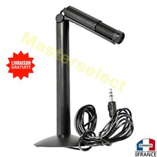 MICRO MICROPHONE SUR PIED POUR CONFERENCE DE TABLE COULEUR NOIR PAS CHER Conférence table price