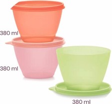 LOT 3 BOITES REFRIGERATEURS BOWL + COUVERCLES - TUPPERWARE - NEUF - BOLS FRIGO Réfrigérateurs price