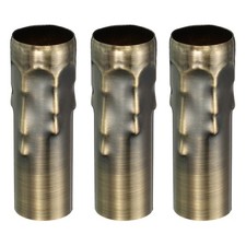 Bougie Douille Couvertures, 3.1 Pouce Lustre Manches Ampoule Support Bronze 3pcs Bougie support price