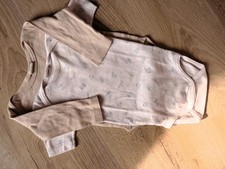Lot 2 body bébé garçon 12 mois absorba blanc ourson beige TBE Body bébé price