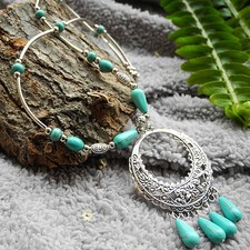 Joli Collier Style ciselé en Argent Tibétain Collier en argent price