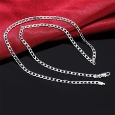 Collier en argent Sterling 925 pour hommes, 8MM 60cm, chaîne faci Collier en argent price