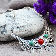 Joli Collier Style Tibétain en Argent Tibétain Collier en argent price