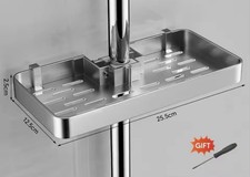 2PCS Etagères de Douche Sans Perçage Panier Organisateur Rangement salle de bain Salle de bain étagère price