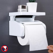 Porte Papier Toilette avec Etagère et de Coupe sans Perçage Salle de Bain WC Salle de bain étagère price